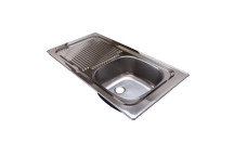 PLUMLINE NYATHI S/STEEL SEB INSET SINK 860x460 (EXCL 40mm WASTE)