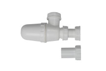 PLUMLINE PVC BOTTLE TRAP UNIVERSAL WHITE 32X40 40X40