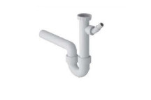 GEBERIT 152.713.11.1 P TRAP FOR SINK WITH HOSE CON. H/OUTLET 40MM