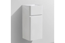 MILAN WALLHUNG CABINET ONLY WHITE (1 DRAWER 1 DOOR) 750x350x300mm