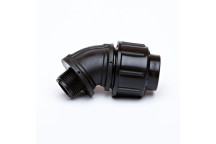 HDPE COMPRESSION ELBOW MALE BSP  50X2