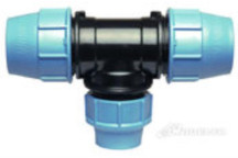 HDPE COMPRESSION TEE RED 75X63 PXPXP