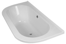 BETTA PARIS DROP-IN BATH NO HANDLES WHITE 1780X850