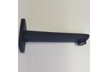 GIO A111/MB SQUARE WALL SPOUT MATT BLACK 200X35mm