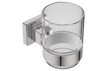 BATHROOM BUTLER 8532POLS TUMBLER & HOLDER POLISHED SS