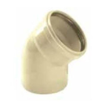 PVC SV BEND 160X45 PLAIN SHORT MOULDED SPIGOT/SOCKET