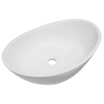 LIVINGSTONE GEMELLI FREESTANDING BASIN WHITE 550x335x160mm