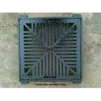 PAM CI SQUARE DISHED LD 600X600 GRATE ONLY