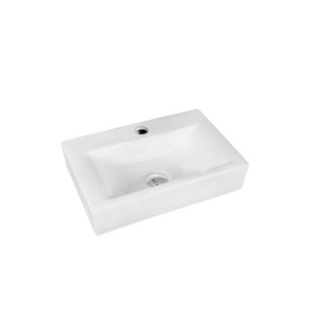 PLUMLINE MAYA RECTANGULAR 1TH F/STANDING BASIN 455X310X100 HIGH