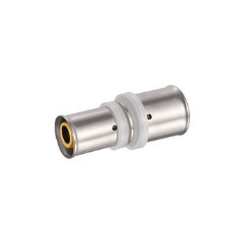 PEXMAN STRAIGHT REDUCING COUPLER BRASS 25x20mm CRIMPED