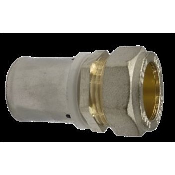 PEXMAN COMPRESSION COUPLING FOR COPPER 20x22mm CRIMPED