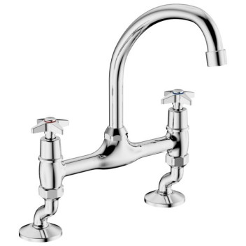 COBRA STAR SINK MIXER 2TH PILLARTYPE 15mm HP CP 171/041NV