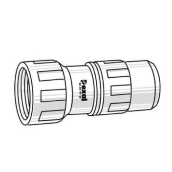 VALSIR VS0160533 PEXAL PPSU STRAIGHT RED COUPLING 40x32mm