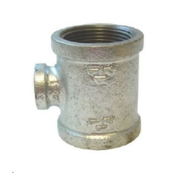 GALVANISED REDUCING TEE 80X25mm
