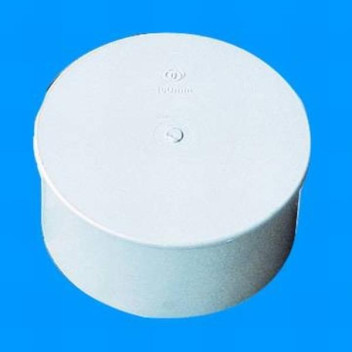 PVC SV STOPEND 110mm PLAIN MALE S110SE