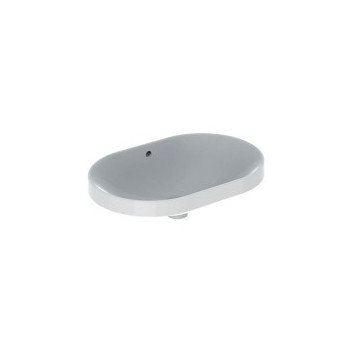 GEBERIT 500.728.01.2 COUNTER TOP WASH HAND BASIN WHITE 600mm
