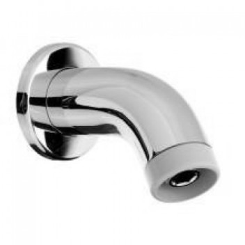 HANSGROHE CLUBMASTER 27438000 SHOWER ARM & FLANGE 100mm LONG