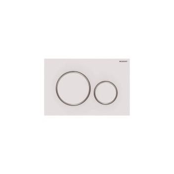 GEBERIT 115.882.JT.1 SIGMA20 DUAL FLUSH ACTUATOR PLATE MATT COATED