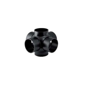GEBERIT HDPE QUADRUPLE BRANCHBALL 88.5deg 63mm 364.610.16.1