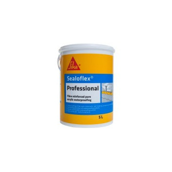 SIKA ZH0327 SEALOFLEX PROFESSIONAL WATERPROOFING LIQUID 5Lt TERRACOTTA