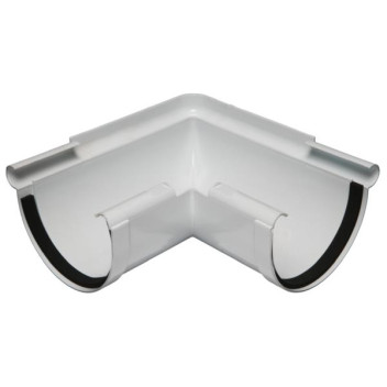 MARLEY HALF ROUND PVC GUTTER ANGLE EXTERNAL x90 DA504