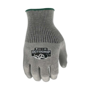 OCTOGRIP GLOVE HEAVY DUTY (GREY&BLUE) HD POLYESTER/LATEX OG300/OG200