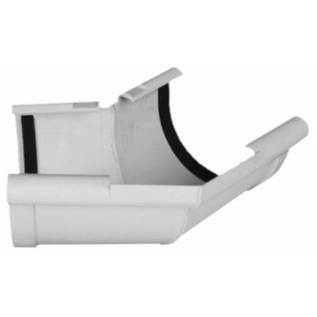MARLEY HALF ROUND PVC GUTTER ANGLE EXTERNAL x45 DAX2