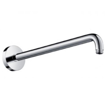 HANSGROHE RAINDANCE 27413000 SHOWER ARM & FLANGE 390mm LONG (90 DEGREE