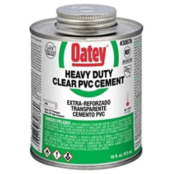 OATEY PVC HP CEMENT HEAVY DUTY CLEAR 473ml