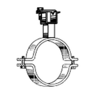 VALSIR VS0420163 RAINPLUS GALV PIPE CLIP 63mm FOR OVERHEAD SUPPORT BAR
