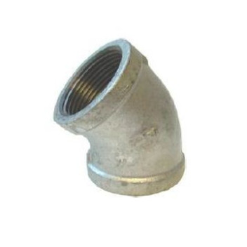 GALVANISED ELBOW FXF 45 DEGREE 25mm