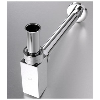 GIO A187 32X32MM SQUARE BOTTLE TRAP INC 300MM TAILPIPE