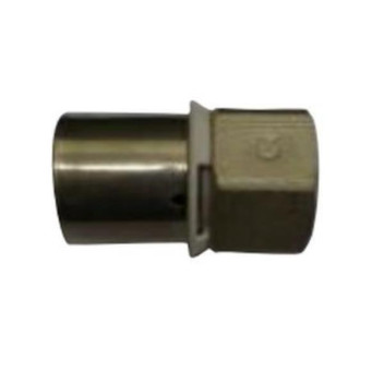 VALSIR VU0000560 STRAIGHT FEMALE ADAPTOR DR BRASS 16X1/2