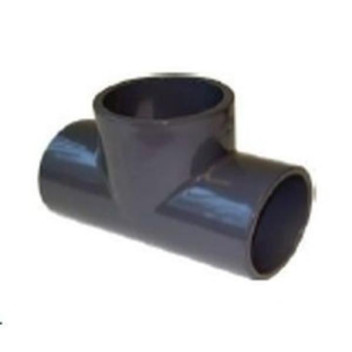 uPVC S/WELD EQUAL TEE 16mm PLAIN GREY