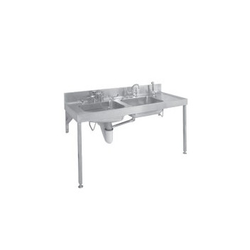 FRANKE 2990007 EC7 SS COMBI BEDPAN SINK cw CIST F/PIP&LEGS/BKTS213 POA