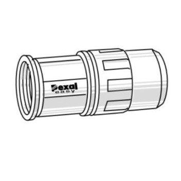 VALSIR VS0160323 PEXAL PPSU STRAIGHT FEMALE ADAPTOR 63X2