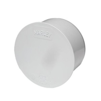 PVC SV STOPEND 160mm PLAIN MALE