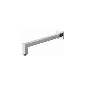 PLUMLINE STAINLESS STEEL SQUARE SHOWER ARM LONG 15x400mm