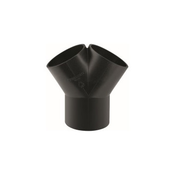 GEBERIT HDPE DOUBLE Y-BRANCH FITTING 50x40mm 30deg 361.459.16.1