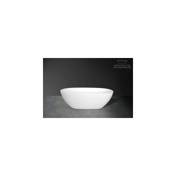 CRYSTALLITE RHEA 1.6 FREE STANDING BATH WHITE 1580x820x480