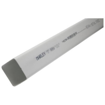 MARLEY SQUARE PVC DOWNPIPE X3m PLAIN ENDED SPH310