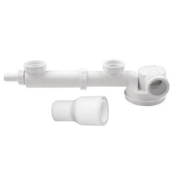 WIRQUIN 30932010 ESPACE DOUBLE SINK TRAP & W/M CONNECTION