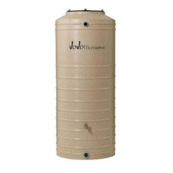 JOJO SLIMLINE RAINWATER TANK VERTICAL 750Lt SANDSTONE (40mm IN/OUTLET)