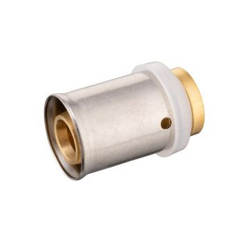 PEXMAN END CAP STOPPER PLUG BRASS 20mm CRIMPED