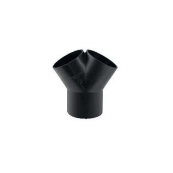 GEBERIT HDPE DOUBLE Y-BRANCH FITTING 75x63mm 30deg 365.470.16.1