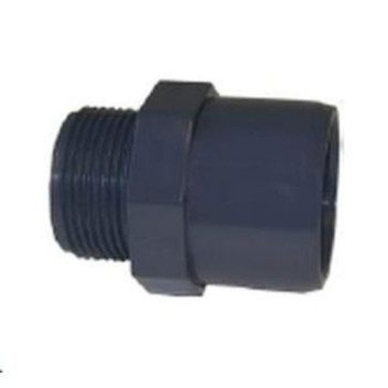 uPVC S/WELD MALE ADAPTOR 25x3/4 GREY