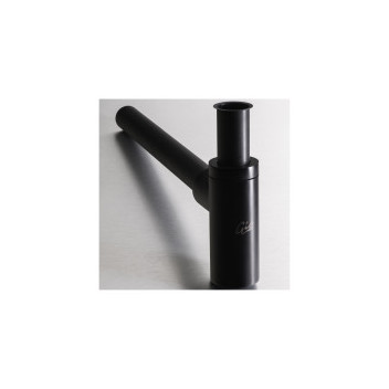 GIO A186/MB HEAVY DUTY ROUND BOTTLE TRAP 32X32mm MATT BLACK