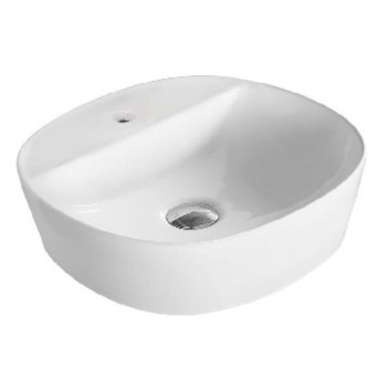 PLUMLINE MANDARA II ROUNDED 1TH F/STANDING BASIN 400X400X120 HIGH