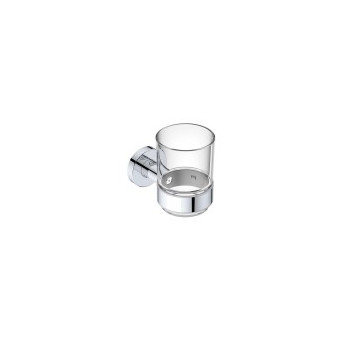 LIQUID RED LAVISH 2332 GLASS TUMBLER AND HOLDER