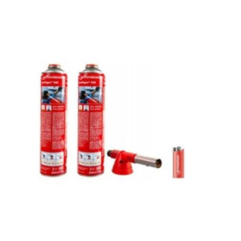 ROTHENBERGER S070006 ROFIRE 4 HOTPACK ( 600ML GAS + LIGHTER)